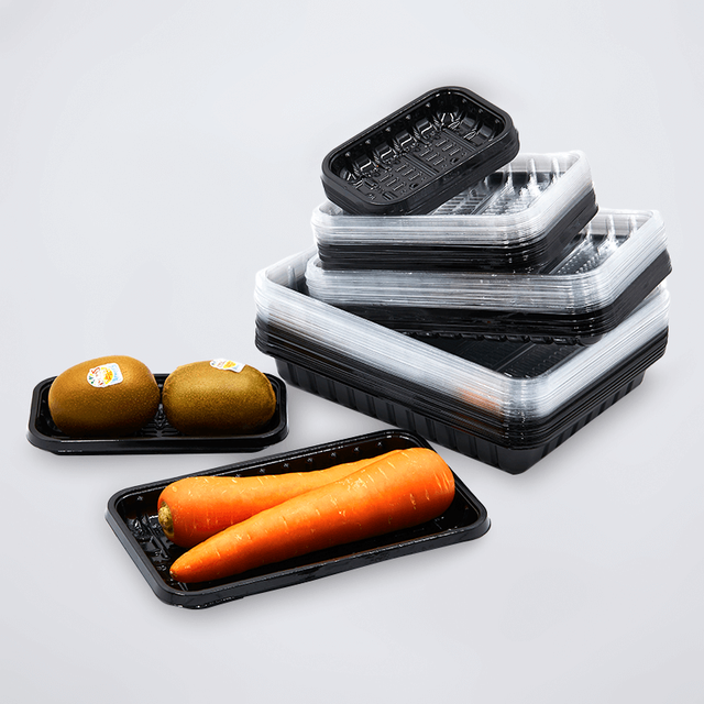 Bandeja plástica descartável disponível do acondicionamento de alimentos da série da multi dimensão do refrigerador