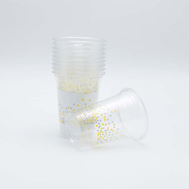 Copos bebendo plásticos descartáveis ​​transparentes com logotipo personalizado de 32 onças