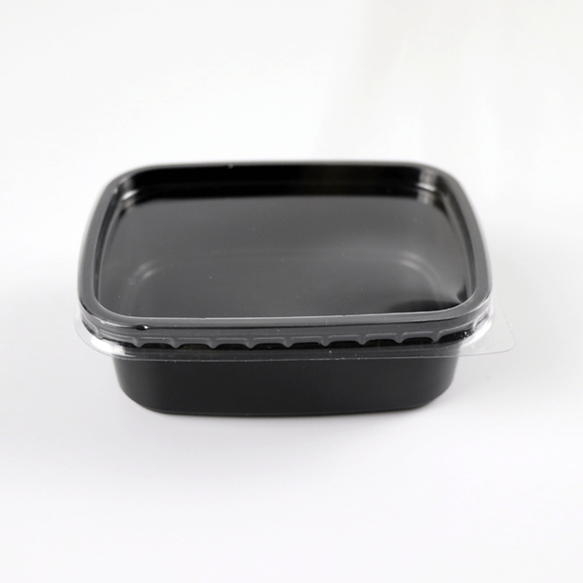 Caixa plástica descartável do petisco do empacotamento de alimento 250ml