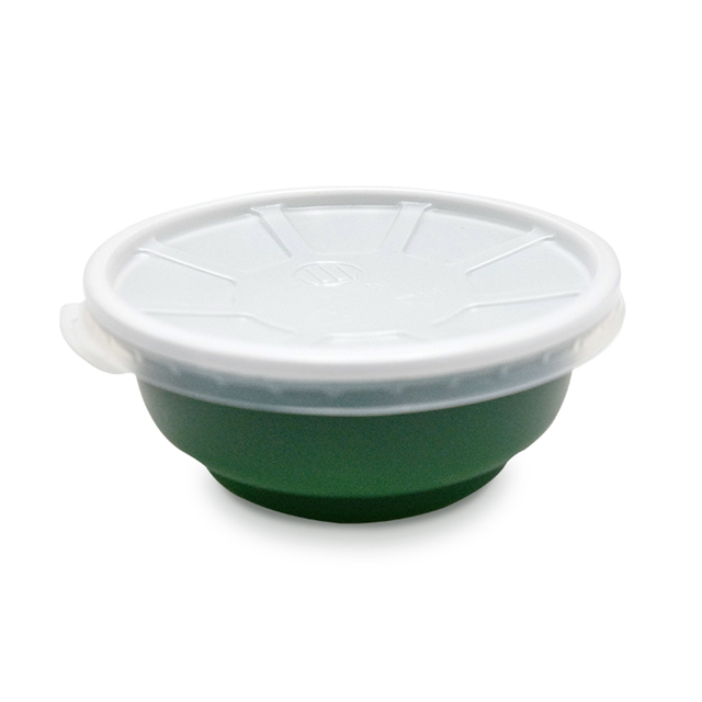 Tigela de sopa para viagem de plástico descartável de material PP de 300ml