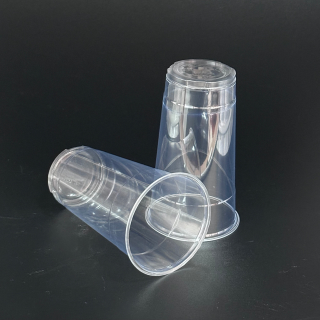 Copos PET de 32 onças personalizados Limpar copos bebendo de plástico descartáveis ​​para bebidas frias