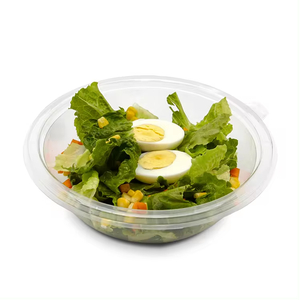 Salada descartável de empacotamento da salada de frutas 80OZ para o alimento afastado do recipiente descartável do partido